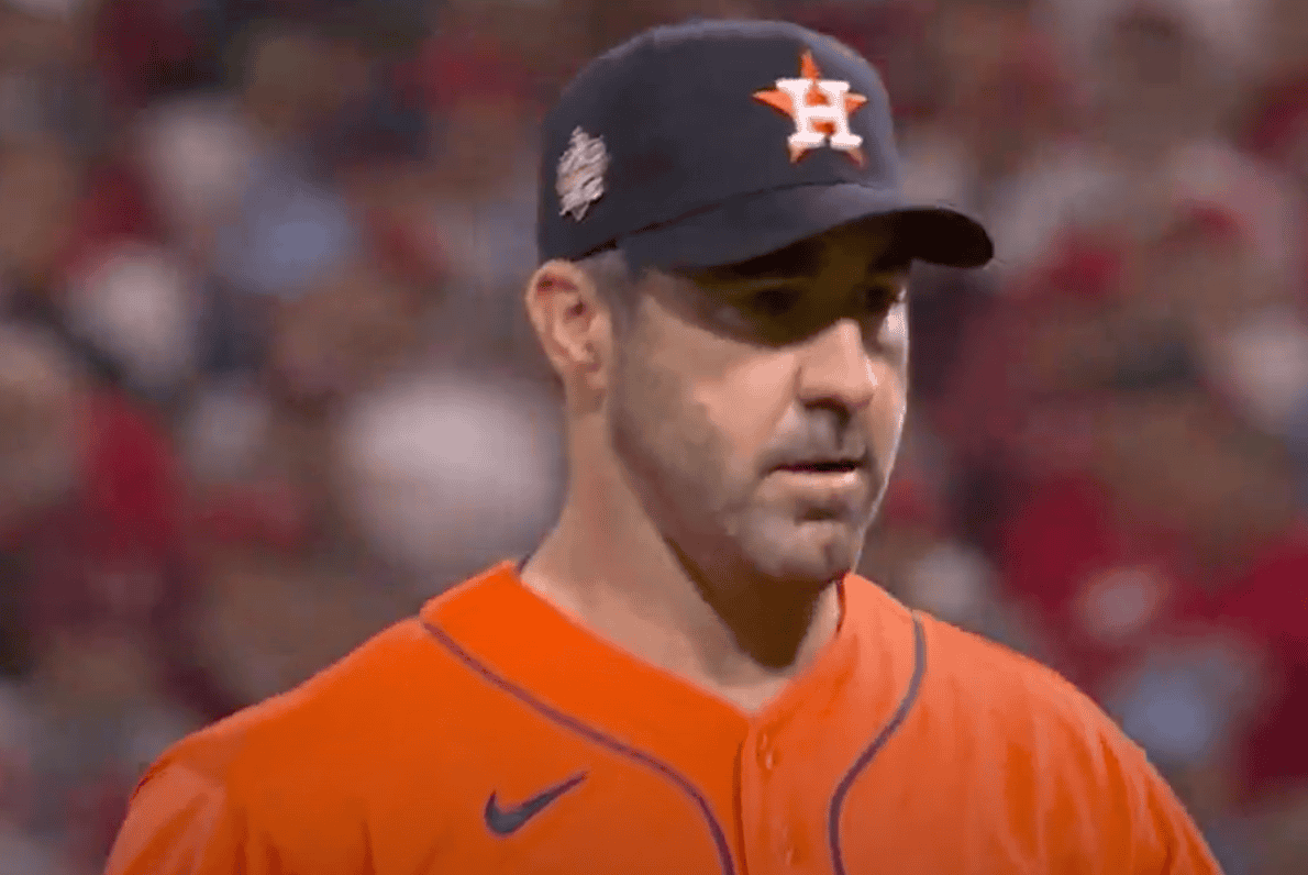 Image of Justin Verlander showcasing his pitching skills, vital to the Astros' success.